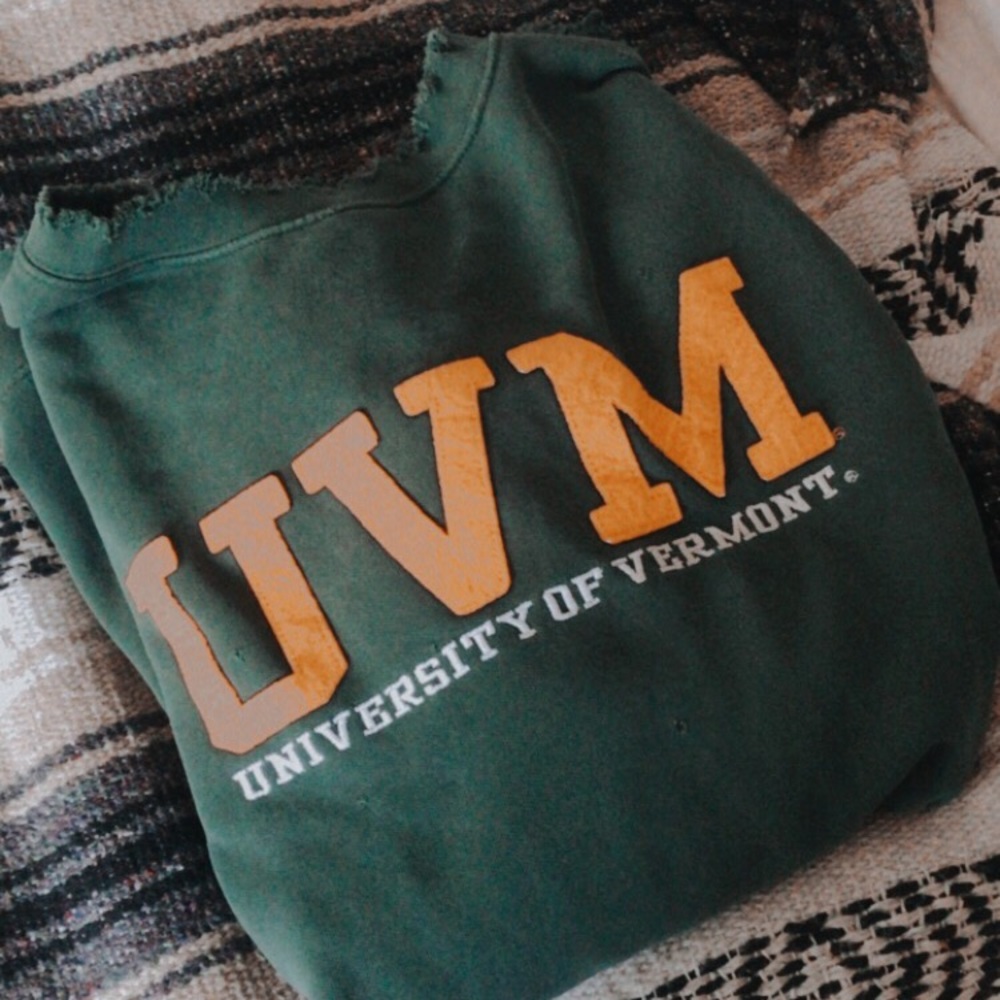 vintage lf furst of a kind uvm vermont sweatshirt